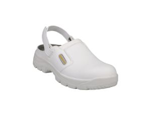 Chodaki z nieprzemakalną cholewką z mikrofibry podeszwa z dwuwarstwowego PU kolor biały rozmiar 43 PIED MAUB3SBBC43