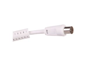 Przewód antenowy IEC 3,5m biały 50742