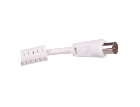 Przewód antenowy IEC 3,5m biały 50742