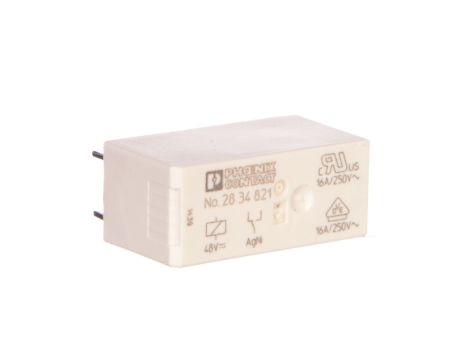 Przekaźnik miniaturowy do dużych prądów ciągłych 1P 16A AgNi 48V DC REL-MR- 48DC/21HC 2961325 /10szt./
