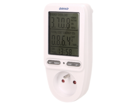ORNO WATOMIERZ, KALKULATOR ENERGI WYŚWIETLACZ LCD - 2