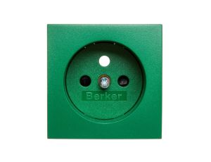 B.3/B.7 Płytka czołowa gniazda z/u z przesłonami zielony 3965760063