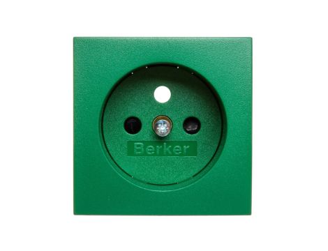 B.3/B.7 Płytka czołowa gniazda z/u z przesłonami zielony 3965760063