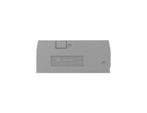 Płytka końcowa do złączki szynowej 1.5mm2 DS1.5-TW DGN 4081