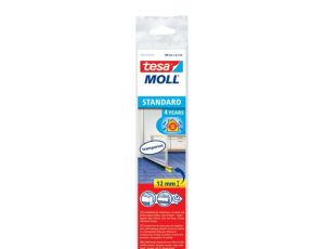 TESA USZCZELKA SZCZOTKOWA POD DRZWI 1m x 37mm PRZEZROCZYSTA