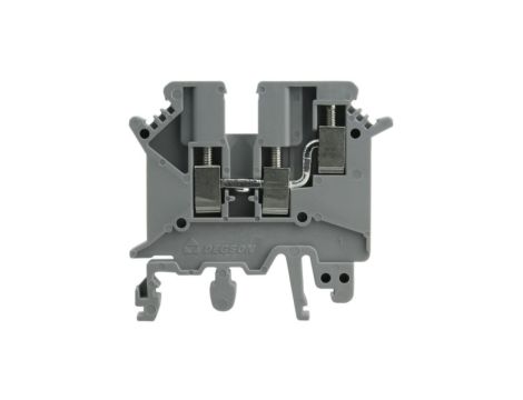 Złączka szynowa szara śrubowa 4mm2 3-przewodowa 1P UL 3466