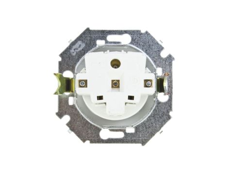 Simon 15 Gniazdo pojedyncze z/u 16A IP20 białe 1591408-030