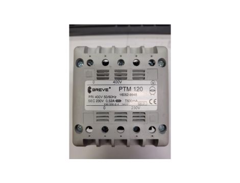 Transformator 1-fazowy PTM 120VA 400/230V /na szynę/ 16052-9948