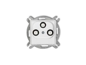 ICON Mechanizm gniazda multimedialnego 3F DATA (UPC) biały mat 25IGMU