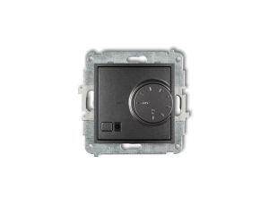 ICON Mechanizm elektronicznego regulatora temperatury z czujnikiem podpodłogowym grafitowy 11IRT-1