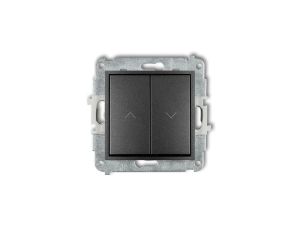 ICON Mechanizm łącznika zwiernego żaluzjowego grafitowy 11IWP-8