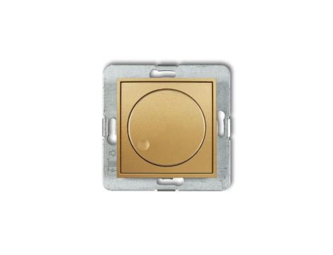 ICON Mechanizm elektronicznego regulatora oświetlenia przyciskowo-obrotowego do lamp LED złoty 29IRO-2