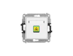 ICON Mechanizm gniazda światłowodowego/optycznego pojedynczego biały IGOP-1