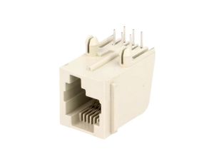 Gniazdo RJ12 6-pin Kat 3 Układ 6p6c na PCB THT 16,13mm 5555003-1