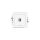 DECO Mechanizm gniazda pojedynczego USB A-B 2.0, bez pola opisowego, biały mat 25DGUSBBO-3