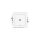 DECO Mechanizm gniazda pojedynczego 1xUSB C-C, bez pola opisowego, biały mat 25DGUSBBO-7