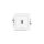 DECO Mechanizm gniazda pojedynczego USB A-A 2.0, bez pola opisowego, biały mat 25DGUSBBO-1