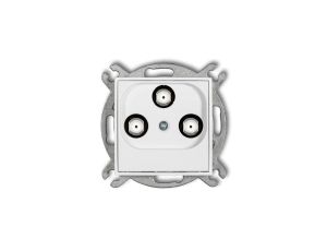 MINI Mechanizm gniazda multimedialnego 3F DATA (UPC) biały mat 25MGMU