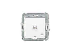 MINI Mechanizm łącznika zwierny światło w stylu amerykańskim biały mat 25MWPUS-5