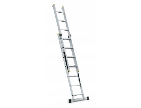 AWTOOLS DRABINA ALUMINIOWA 2x7 150KG WIELOFUNKCYJNA 2-CZĘŚCIOWA - 2