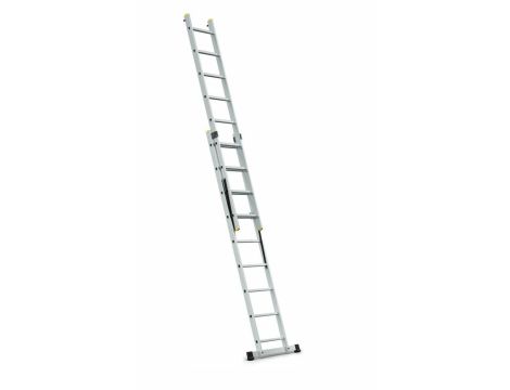 AWTOOLS DRABINA ALUMINIOWA 2x9 150KG WIELOFUNKCYJNA 2-CZĘŚCIOWA - 7