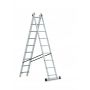 AWTOOLS DRABINA ALUMINIOWA 2x9 150KG WIELOFUNKCYJNA 2-CZĘŚCIOWA - 7