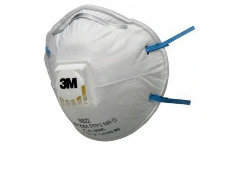 3M PÓŁMASKA Z ZAWORKIEM  3M 8822 FFP2 /10szt.