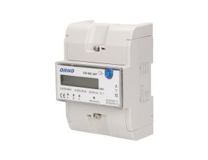 ORNO 3-FAZOWY WSKAŹNIK ENERGI ELEKTRYCZNEJ, 120A, 5 MODUŁÓW, DIN TH-35MM, DODATKOWY PRZYCISK