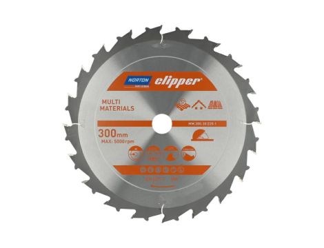 NORTON PIŁA TARCZOWA 300mm x 30mm x 20z MULTI MATERIALS DEMOLITION (3,2/2,2)