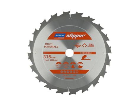 NORTON PIŁA TARCZOWA 315mm x 30mm x 20z MULTI MATERIALS DEMOLITION (3,2/2,2)