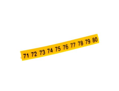 Oznacznik do złączek EZ-5/71-80 żółty R34RR-02050301900 /100szt./