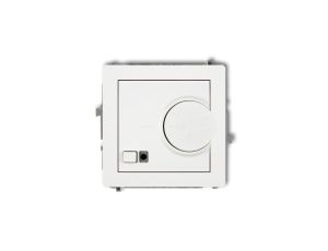 DECO Mechanizm elektronicznego regulatora temperatury z czujnikiem podpodłogowym, biały mat 25DRT-1