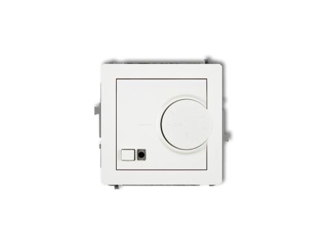 DECO Mechanizm elektronicznego regulatora temperatury z czujnikiem podpodłogowym, biały mat 25DRT-1