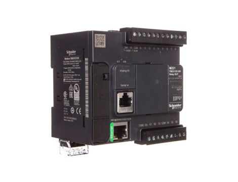 Sterownik programowalny 16 I/O przekaźnikowych Ethernet Modicon M221-16I/O TM221CE16R