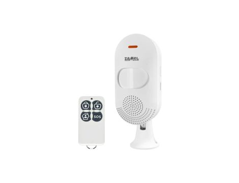 Minialarm z wbudowanym czujnikiem i syreną 90dB sterowany pilotem ZAM-400 GAR10000076