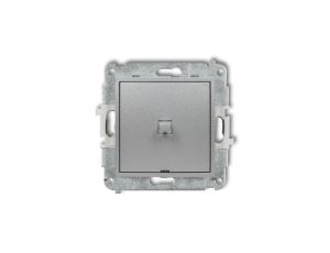 ICON Mechanizm łącznika krzyżowego w stylu amerykańskim (jeden klawisz bez piktogramu) srebrny metalik 7IWPUS-6.1