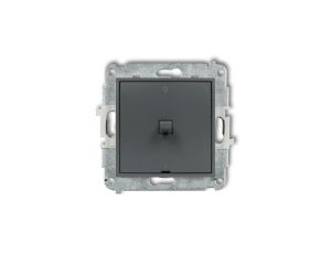 ICON Mechanizm łącznika dwubiegunowego w stylu amerykańskim grafitowy mat 28IWPUS-9