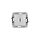 ICON Mechanizm gniazda pojedynczego USB A-A 2.0, bez pola opisowego srebrny metalik 7IGUSBBO-1
