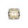 ICON Mechanizm gniazda multimedialnego podwójnego bez modułu (standard Keystone) złoty 29IGM-2P