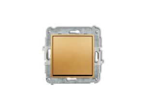 ICON Mechanizm łącznika zwiernego, jednobiegunowego (jeden klawisz bez piktogramu) złoty 29IWP-4.1