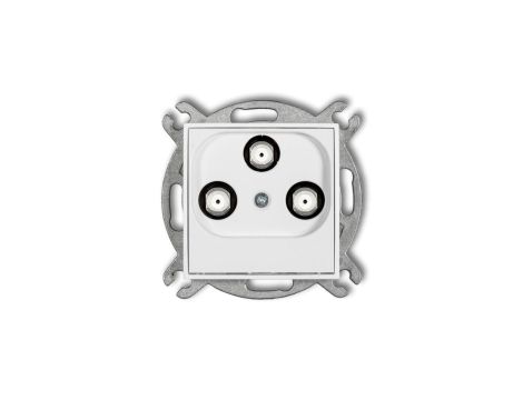 ICON Mechanizm gniazda multimedialnego 3F DATA (Vectra) biały mat 25IGMV