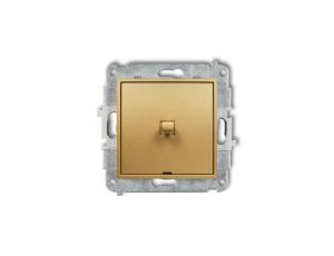 ICON Mechanizm łącznika krzyżowego w stylu amerykańskim (jeden klawisz bez piktogramu) złoty 29IWPUS-6.1