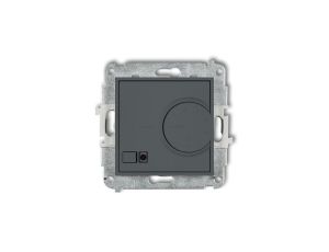 ICON Mechanizm elektronicznego regulatora temperatury z czujnikiem podpodłogowym grafitowy mat 28IRT-1