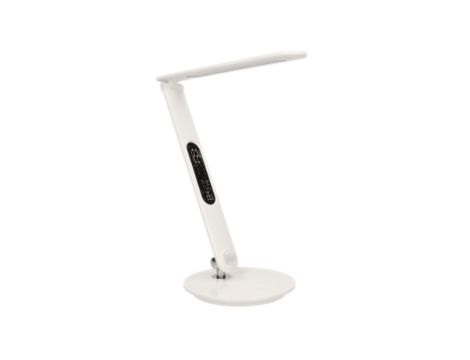 ORNO LAMPKA BIURKOWA CRYSTAL LED Z WYŚWIETLACZEM 6,5W BIAŁA