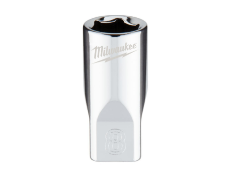 MILWAUKEE NASADKA 1/4" KRÓTKA  8 mm