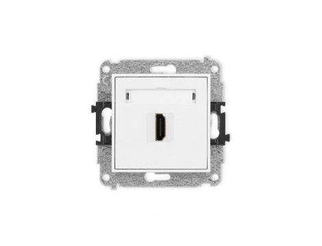 ICON Mechanizm gniazda pojedynczego HDMI 2.0 biały IHDMI-3