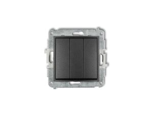 ICON Mechanizm łącznika potrójnego grafitowy 11IWP-7