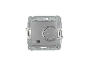 ICON Mechanizm elektronicznego regulatora temperatury z czujnikiem podpodłogowym srebrny metalik 7IRT-1