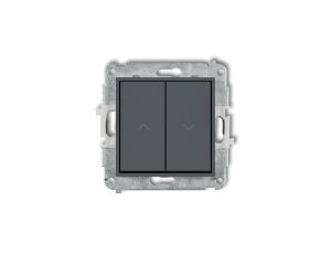 ICON Mechanizm łącznika żaluzjowego z podtrzymaniem grafitowy mat 28IWP-88