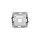 ICON Mechanizm gniazda multimedialnego pojednczego bez modułu (standard Keystone) srebrny metalik 7IGM-1P